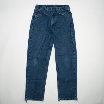 Vintage Dark Blue Insulated Carhartt Jeans (32 x 34) | Rebalance Vintage.