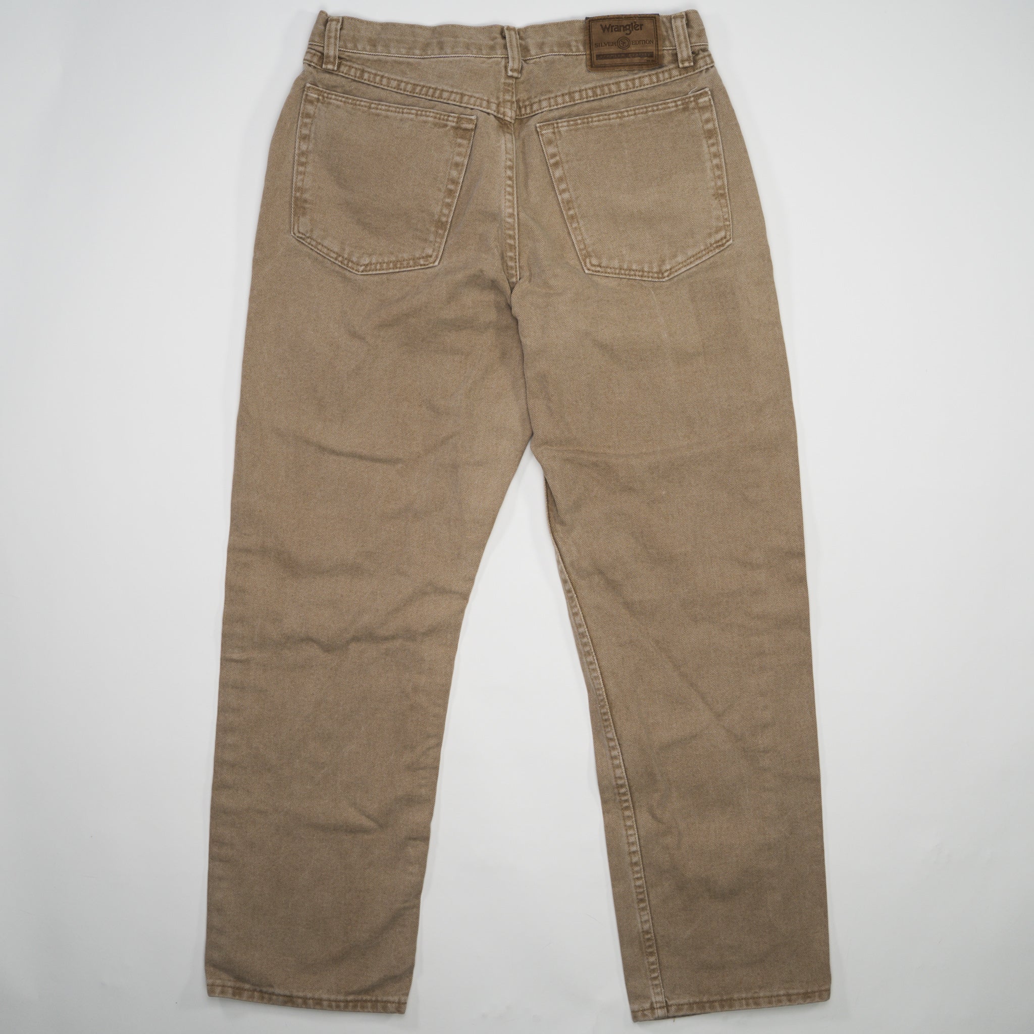 Vintage Washed Beige Wrangler Jeans (32 x 30)