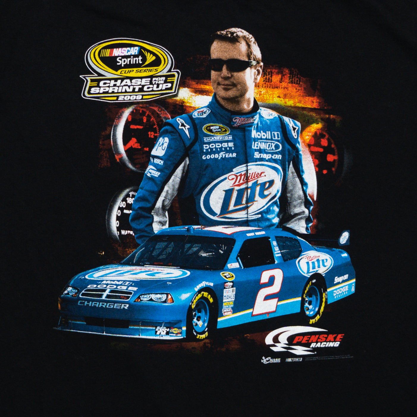 Vintage '09 Chase for the Spring Cup NASCAR #2 Tee (L) | Rebalance Vintage.
