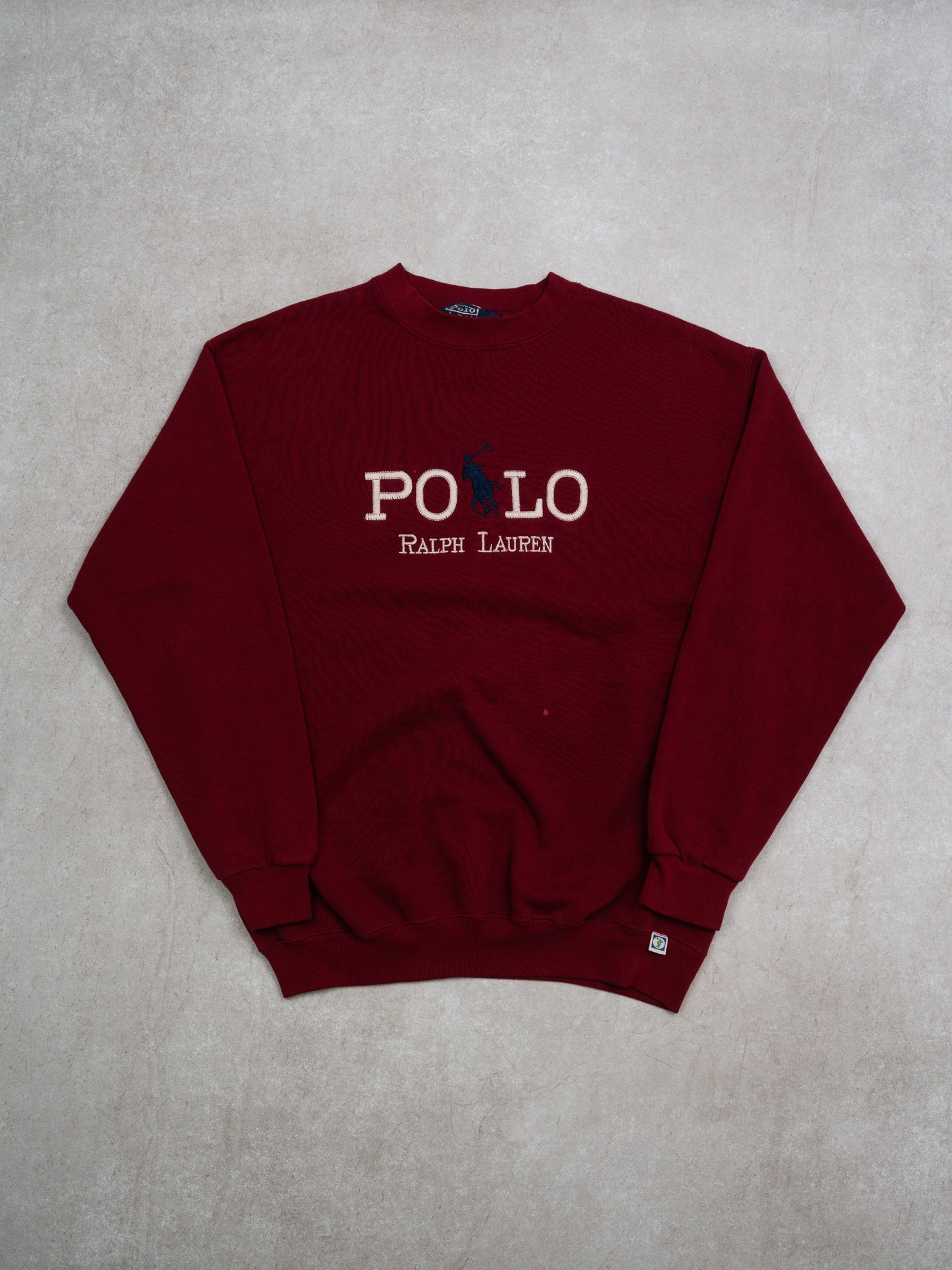 Vintage Maroon POLO Ralph Lauren Crewneck (M)