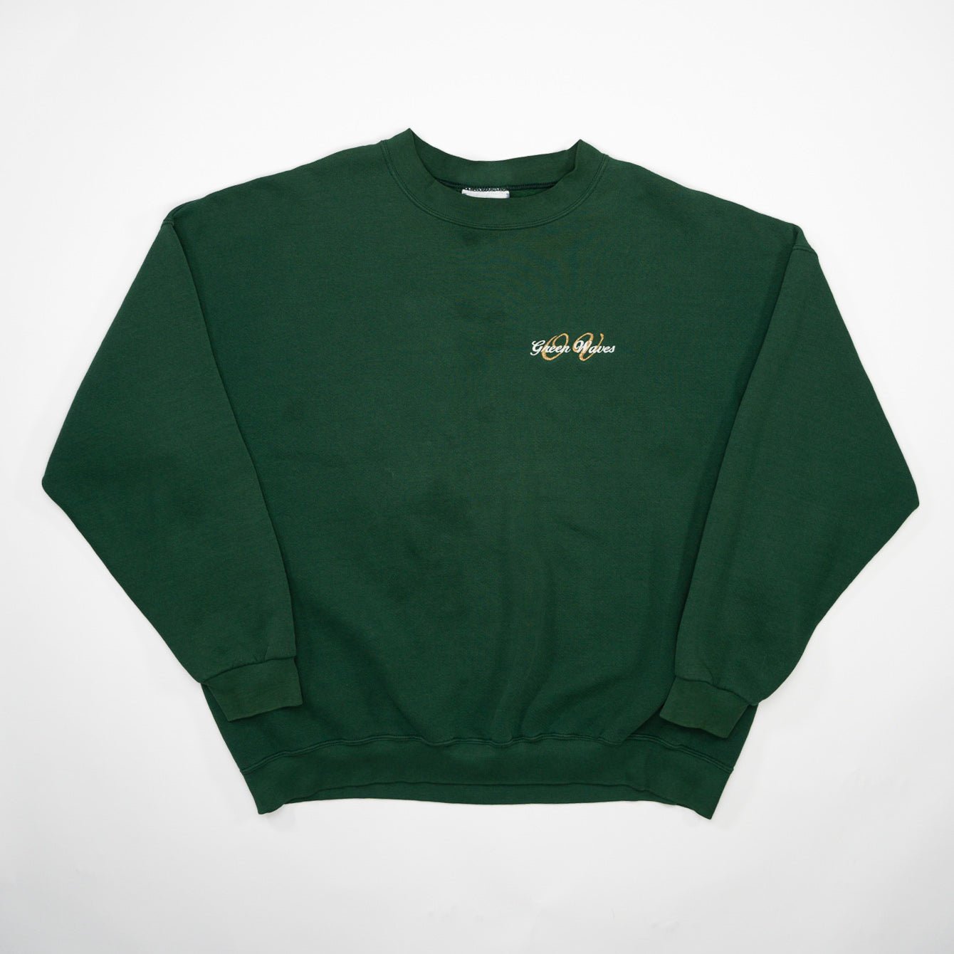 Vintage Green Blank Green Waves x Lee Crewneck (XXL)