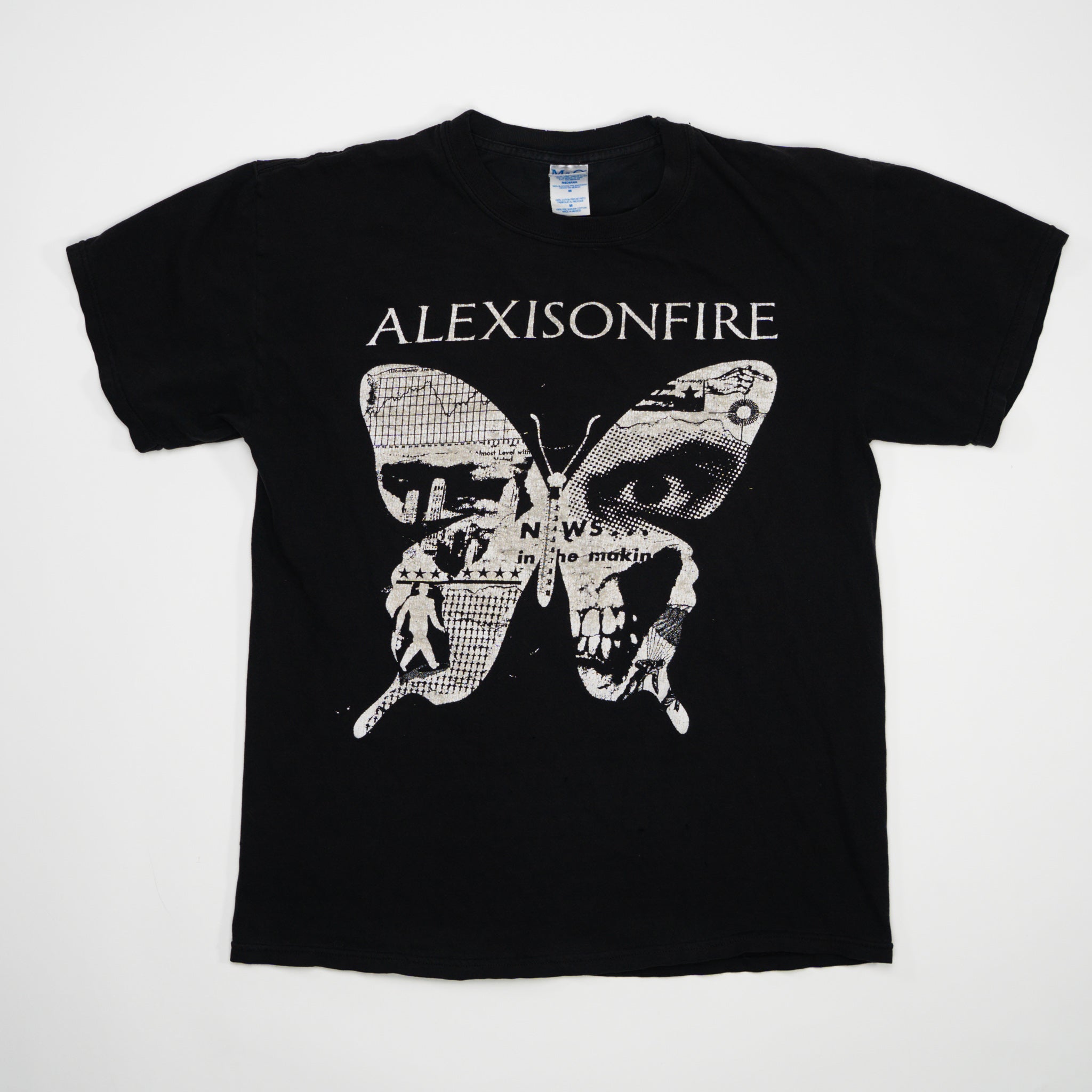 Black Alexisonfire Graphic Tee (M) | Rebalance Vintage.
