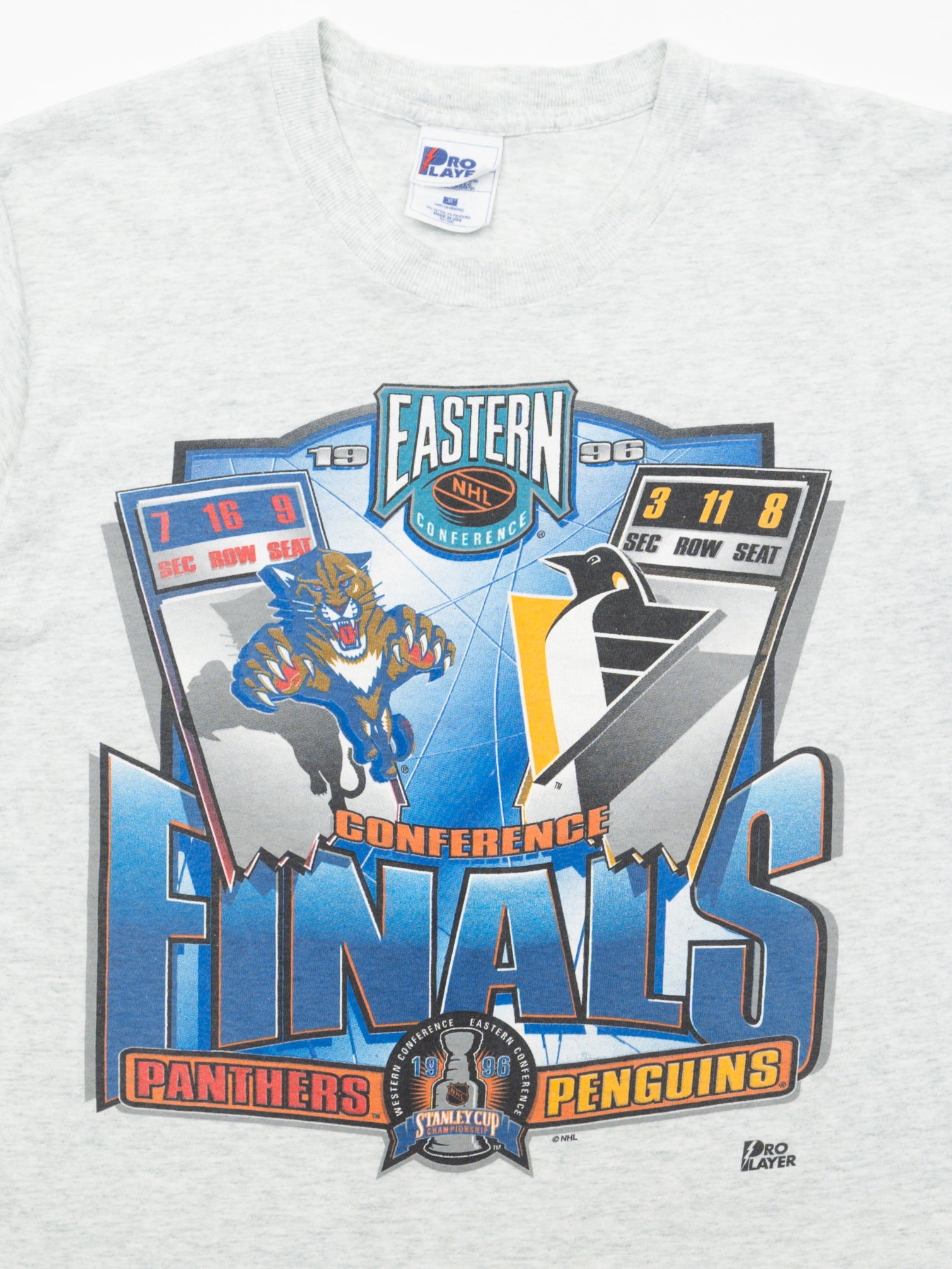 Vintage '96 Eastern Conference Panthers v Penguins Boxy Tee (M)