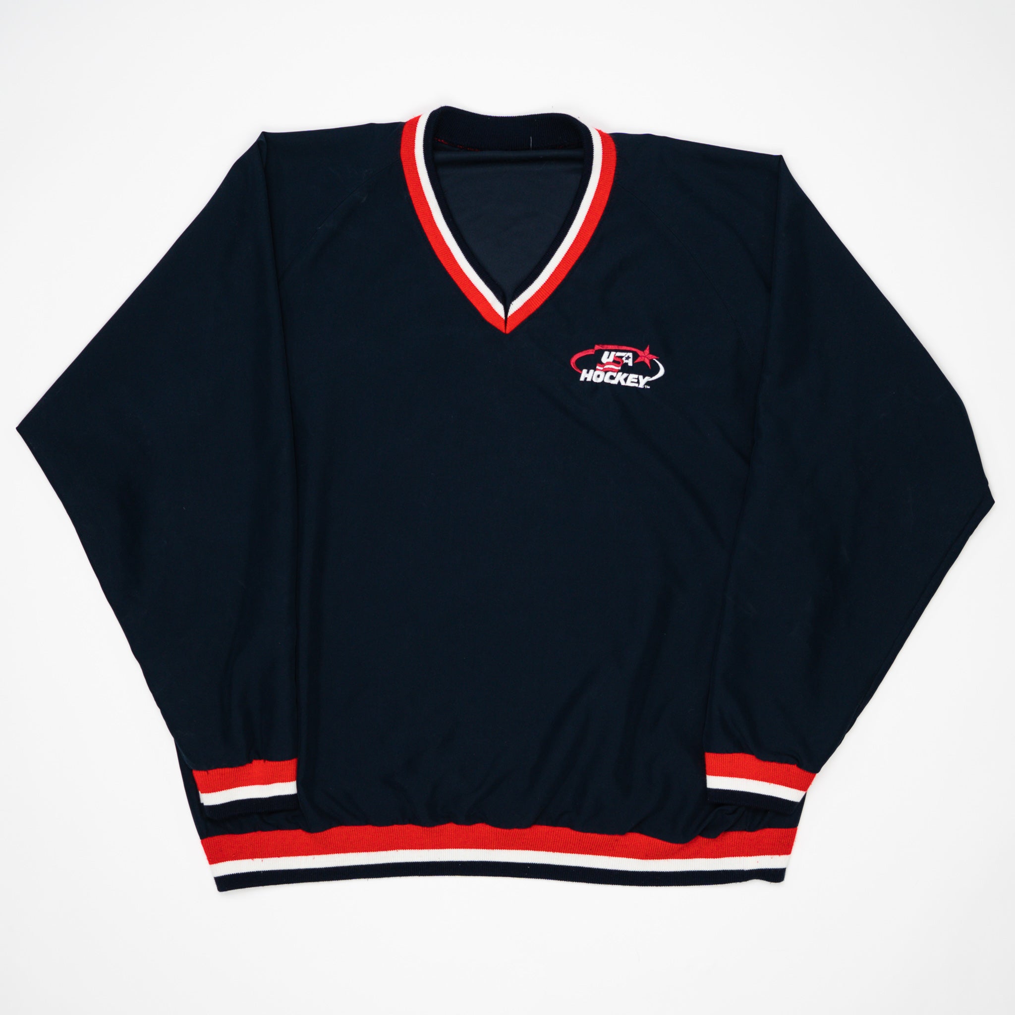 Vintage USA Hockey Pullover Windbreaker (XL) | Rebalance Vintage.