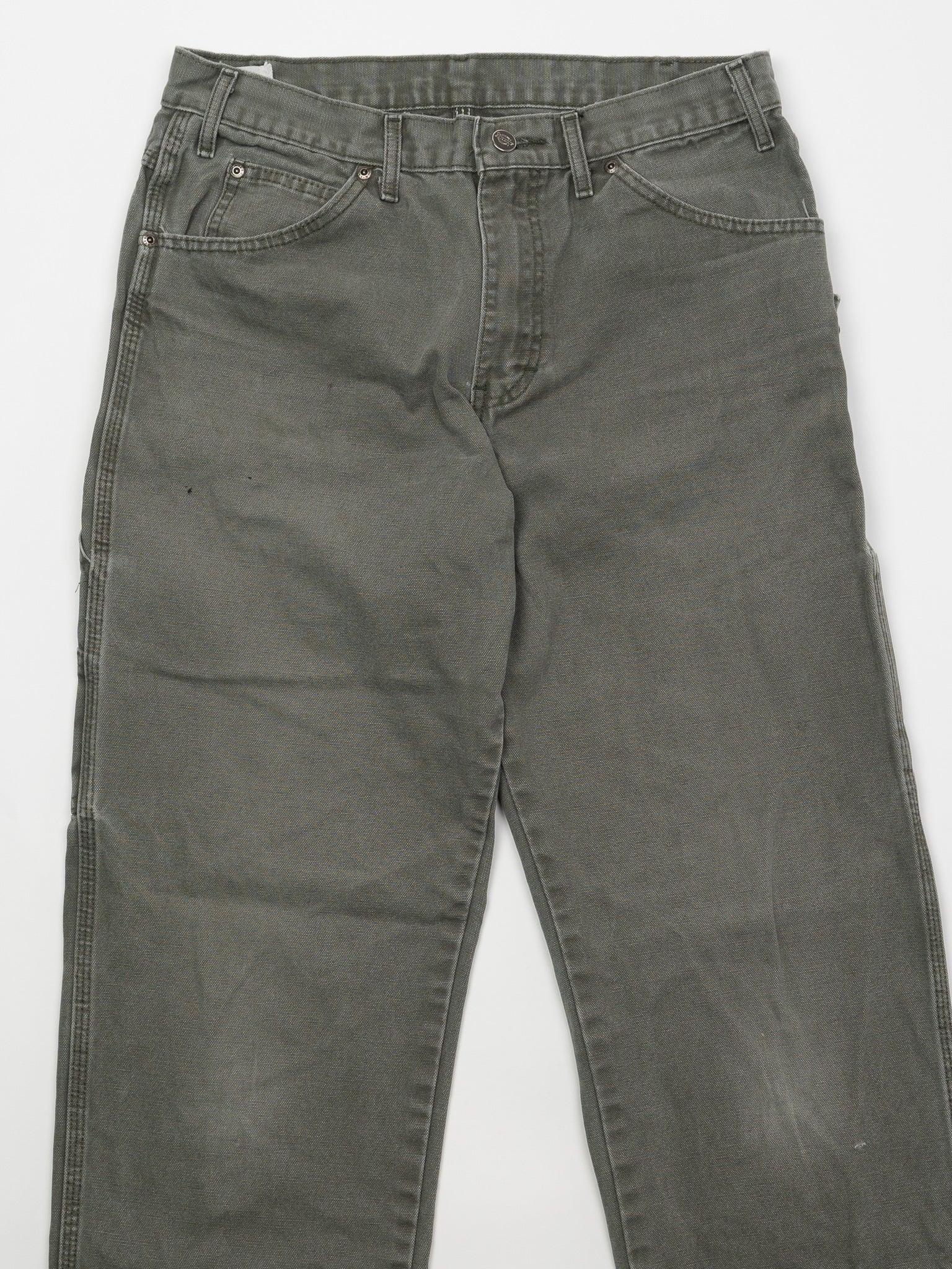 Vintage Washed Moss Green Dickies Cargo Pants (32 x 32)