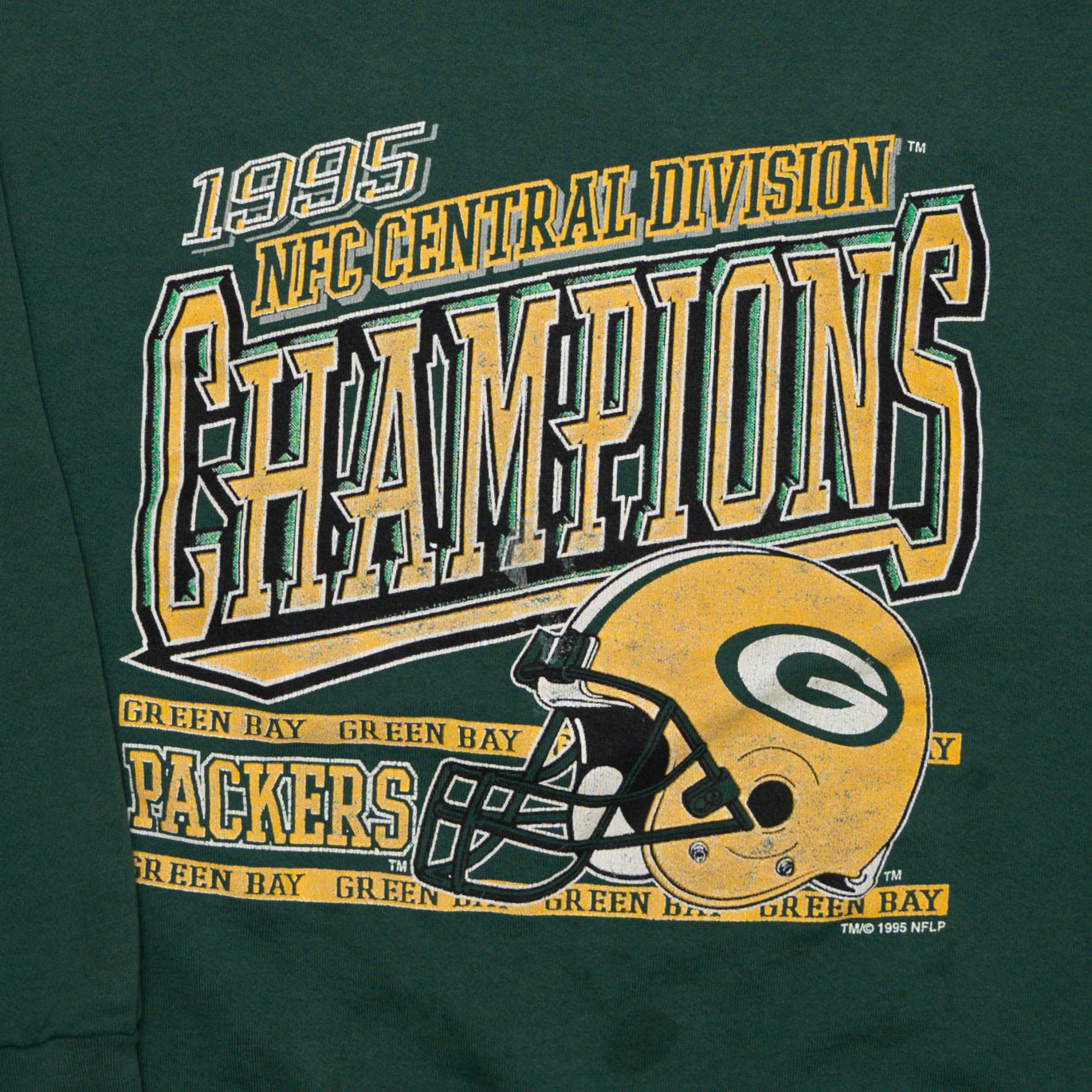 Vintage '95 Packers NFC Central Divison Champ Crewneck (L) | Rebalance Vintage.