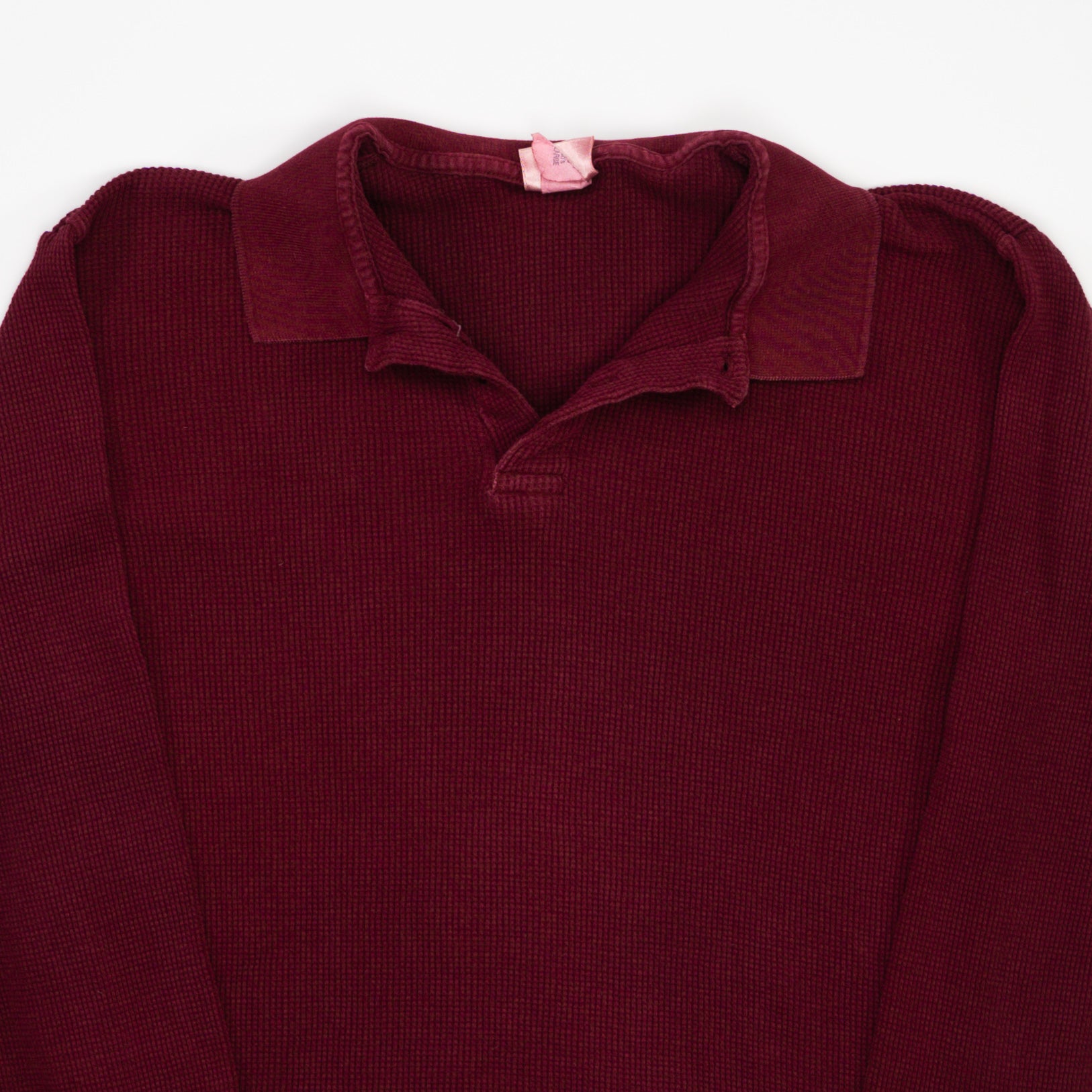 Vintage Maroon LL Bean Waffle Long Sleeve (M)