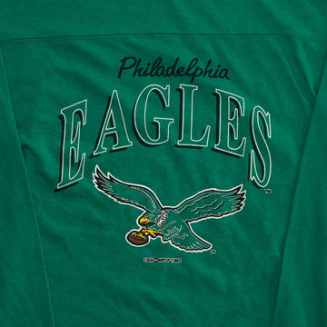 Vintage 80s Green Philadelphia Eagles Long Sleeve (S) | Rebalance Vintage.