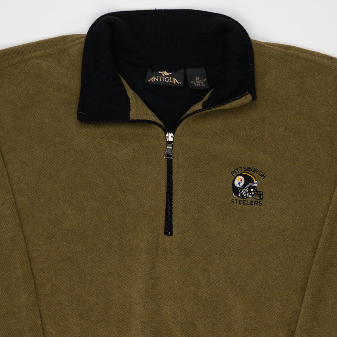 Vintage 90s Camel Steelers 1/4 Zip Sweater (L) | Rebalance Vintage.