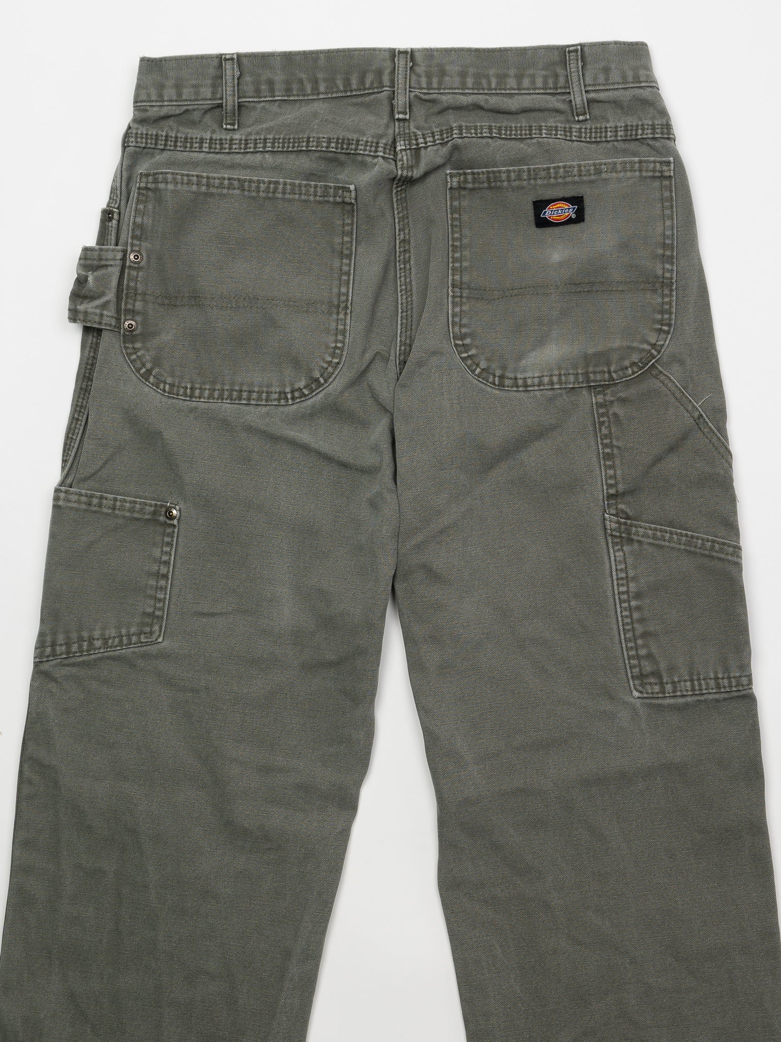 Vintage Washed Moss Green Dickies Cargo Pants (32 x 32)