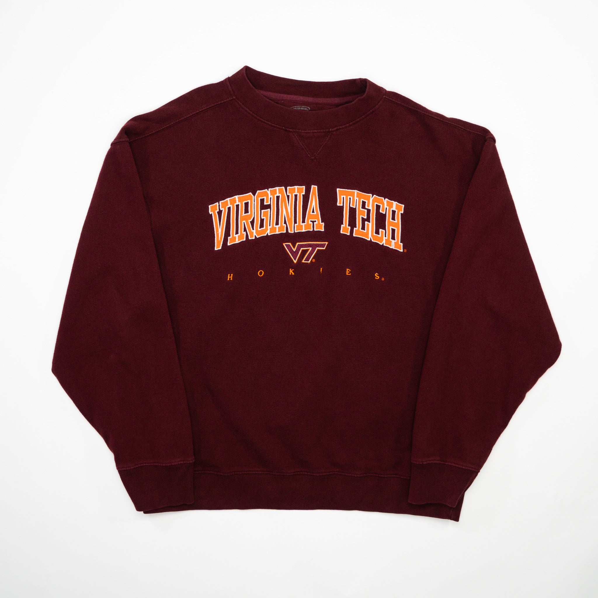 Vintage Maroon Virginia Tech Hokies Crewneck (L)