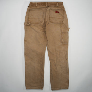 Vintage Beige Dickies Workwear Jeans W/ Rip ( 30 x 30) | Rebalance Vintage.