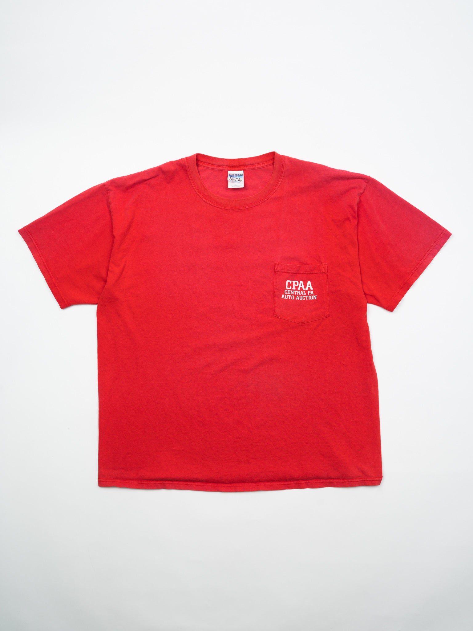 Vintage 90s Red CPAA Central PA Auto Auction Tee (L)