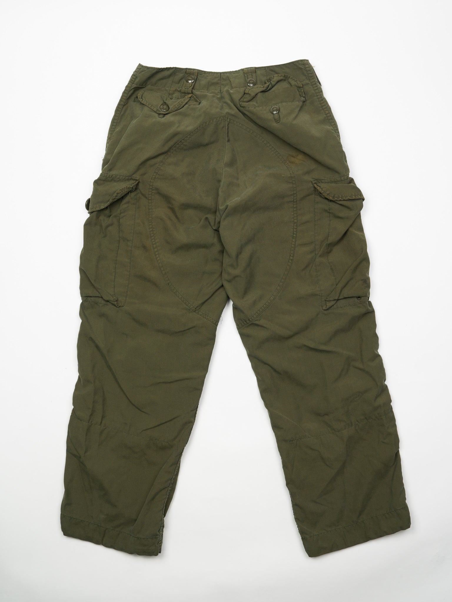 Vintage '95 Green Army Patched Pants (32 x 30)