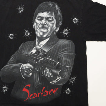 Vintage Rare Scarface Gun Tee (XL) | Rebalance Vintage.