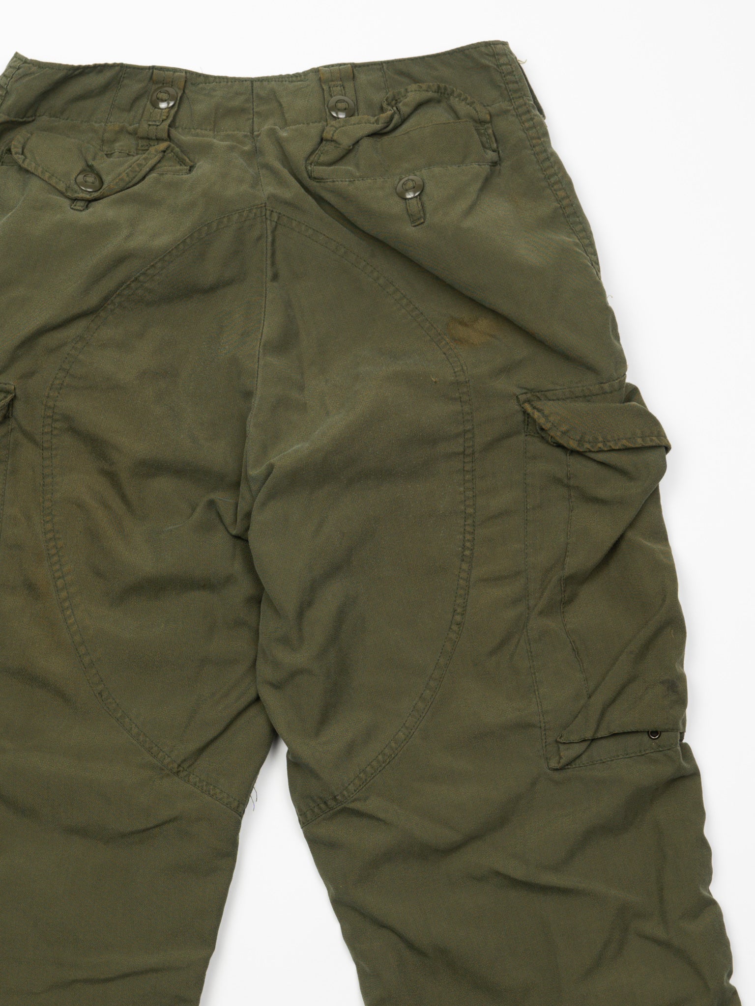 Vintage '95 Green Army Patched Pants (32 x 30)