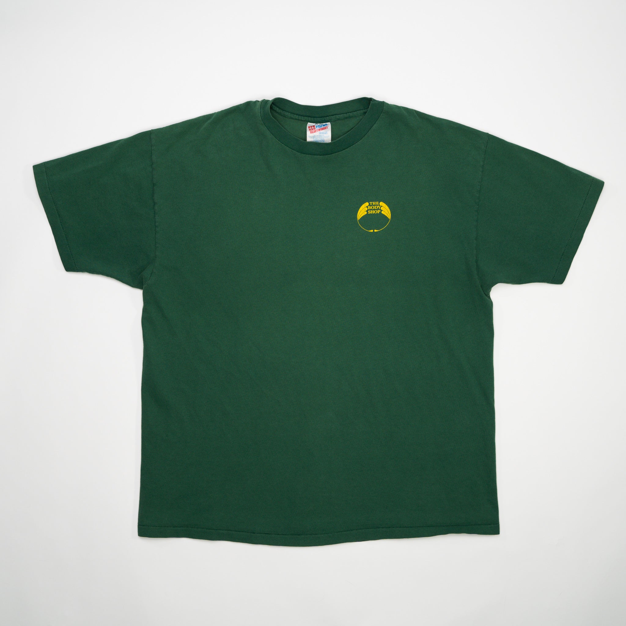 Vintage Green The Body Shop Tee (L) | Rebalance Vintage.