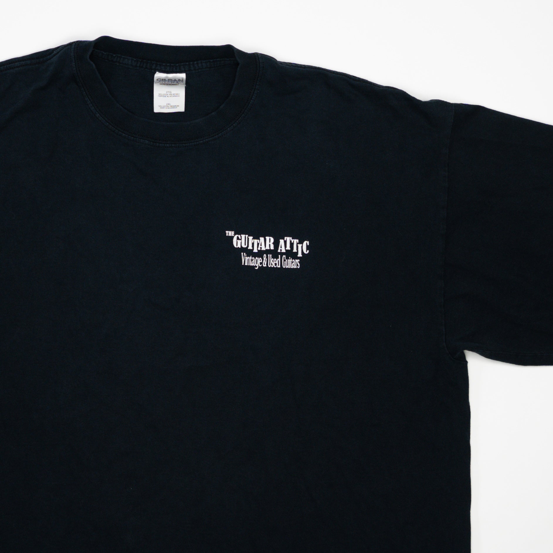 Vintage Black Guitar Attic Tee (XL)