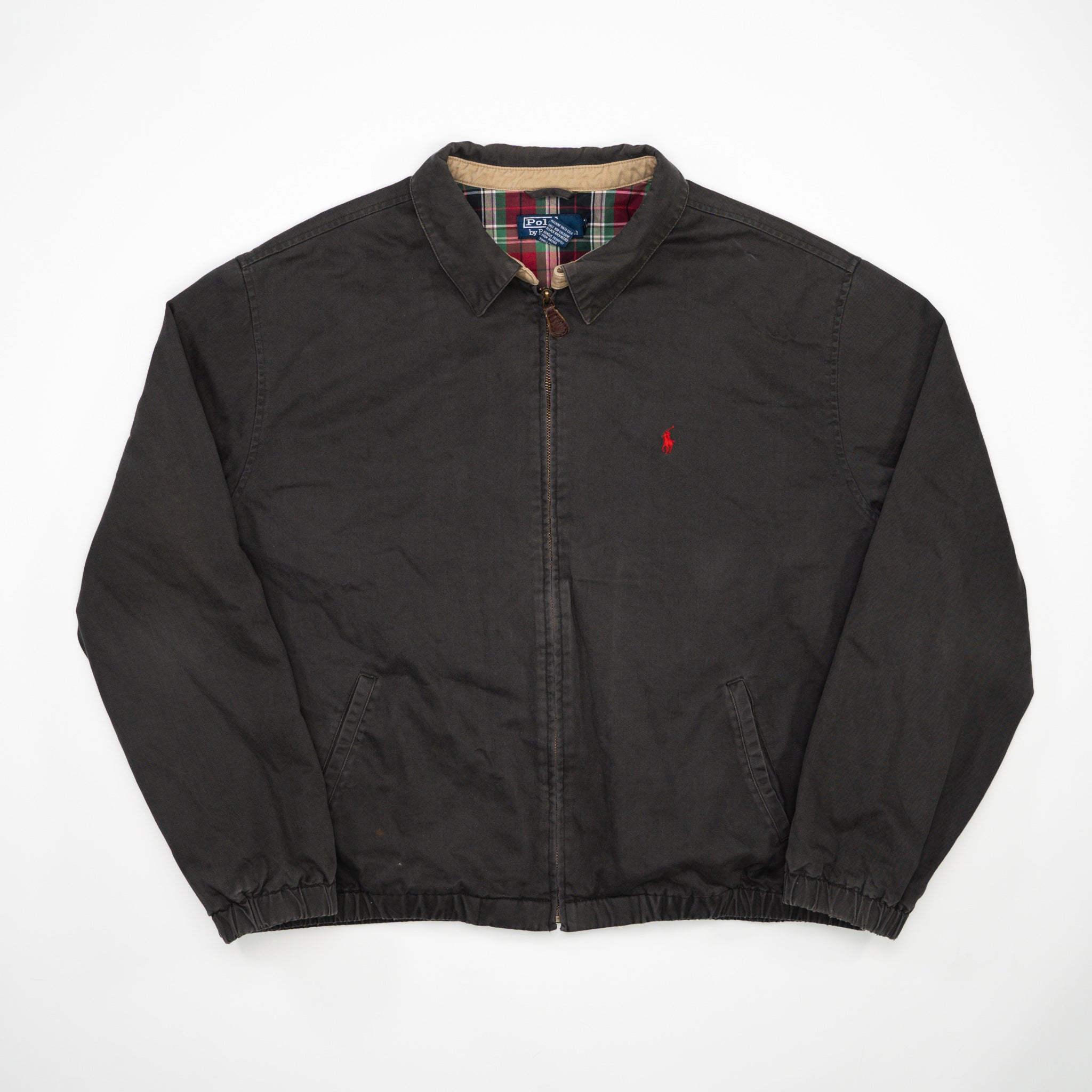 Vintage Brown Polo RL Collared Jacket (L/XL)