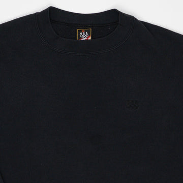 Vintage 90s Black USA Olypmics Crewneck (L/XL) | Rebalance Vintage.