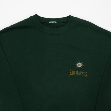 Vintage 90s Green Bar Harbour Crewneck (L) | Rebalance Vintage.