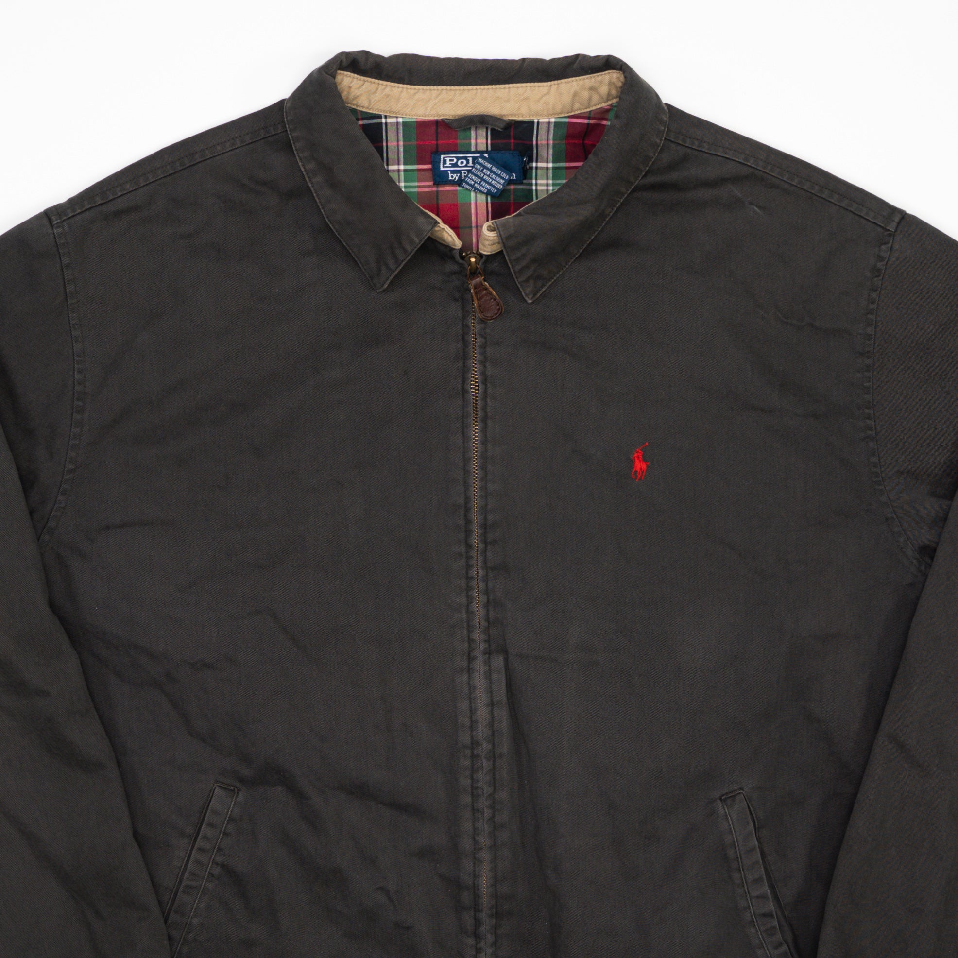 Vintage Brown Polo RL Collared Jacket (L/XL)