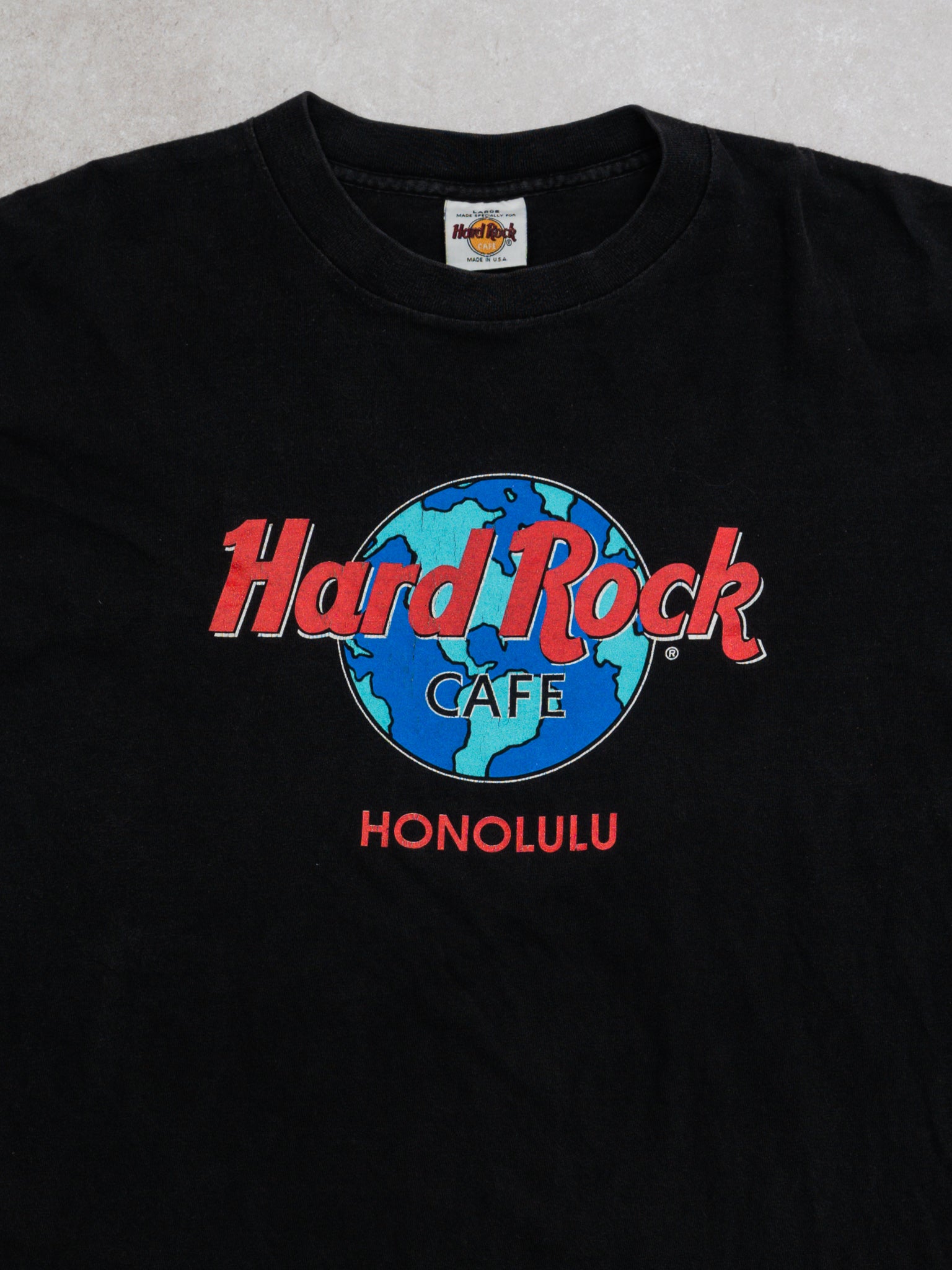 Vintage Black Hard Rock Honolulu Tee (L)