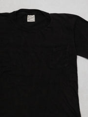 Vintage 90s Blank Black Pocket Tee 2.0 (S)