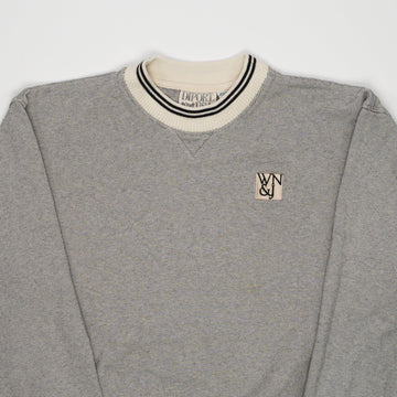Vintage 90s WN&J Black + Cream Crewneck (M/L) | Rebalance Vintage.