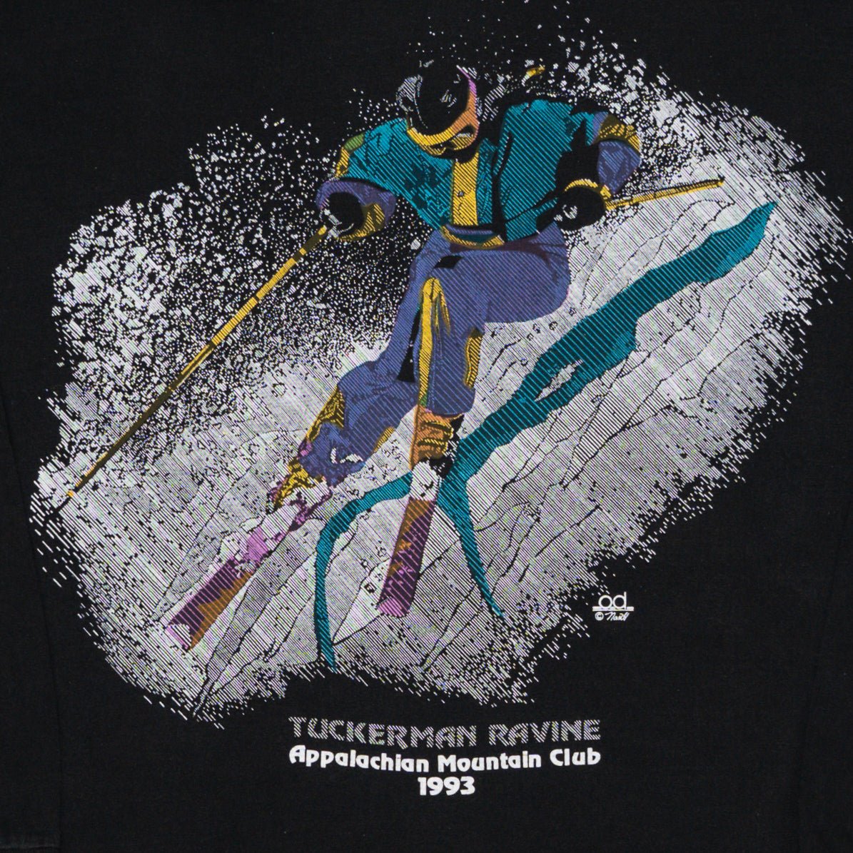 Vintage '93 Ski the Bowl Appalachian Mountain Long Sleeve (M) | Rebalance Vintage.