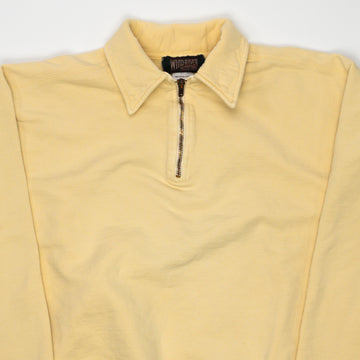 Vintage Yellow Windriver 1/4 Sweater (XL) | Rebalance Vintage.