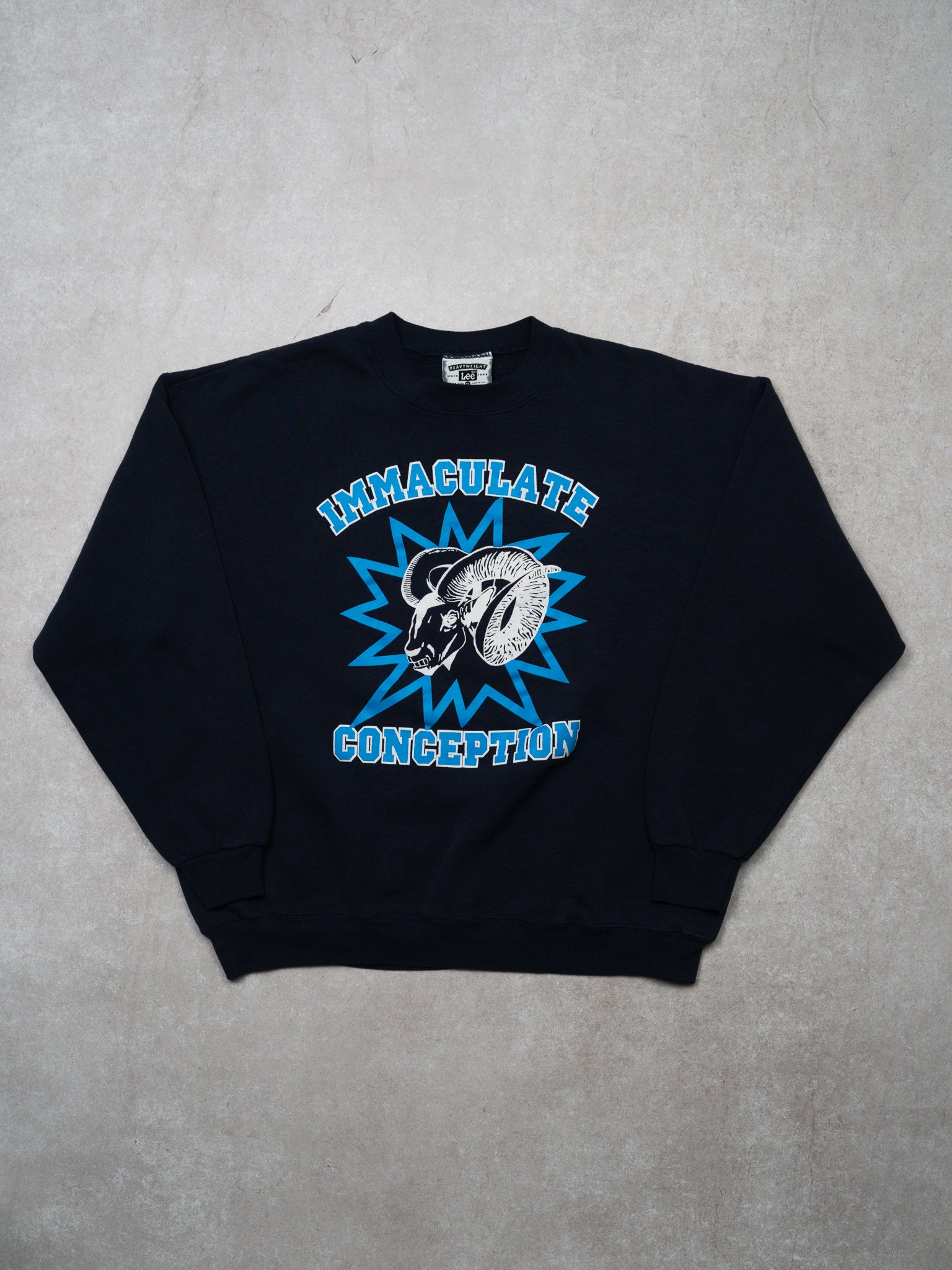 Vintage Navy Immaculate Conception Crewneck (M/L)
