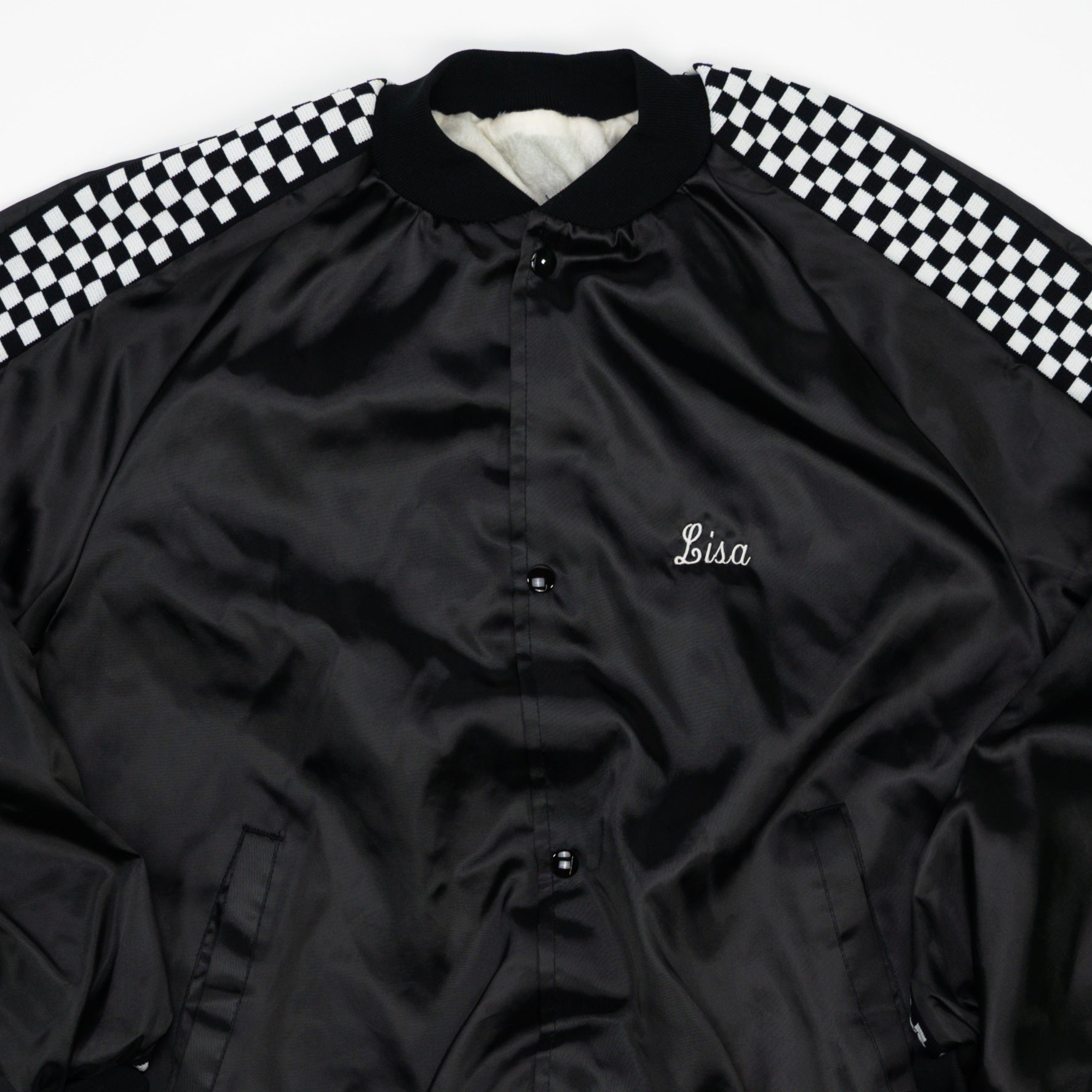 Vintage Sleepy Hollow Motocross Satin Bomber (L)