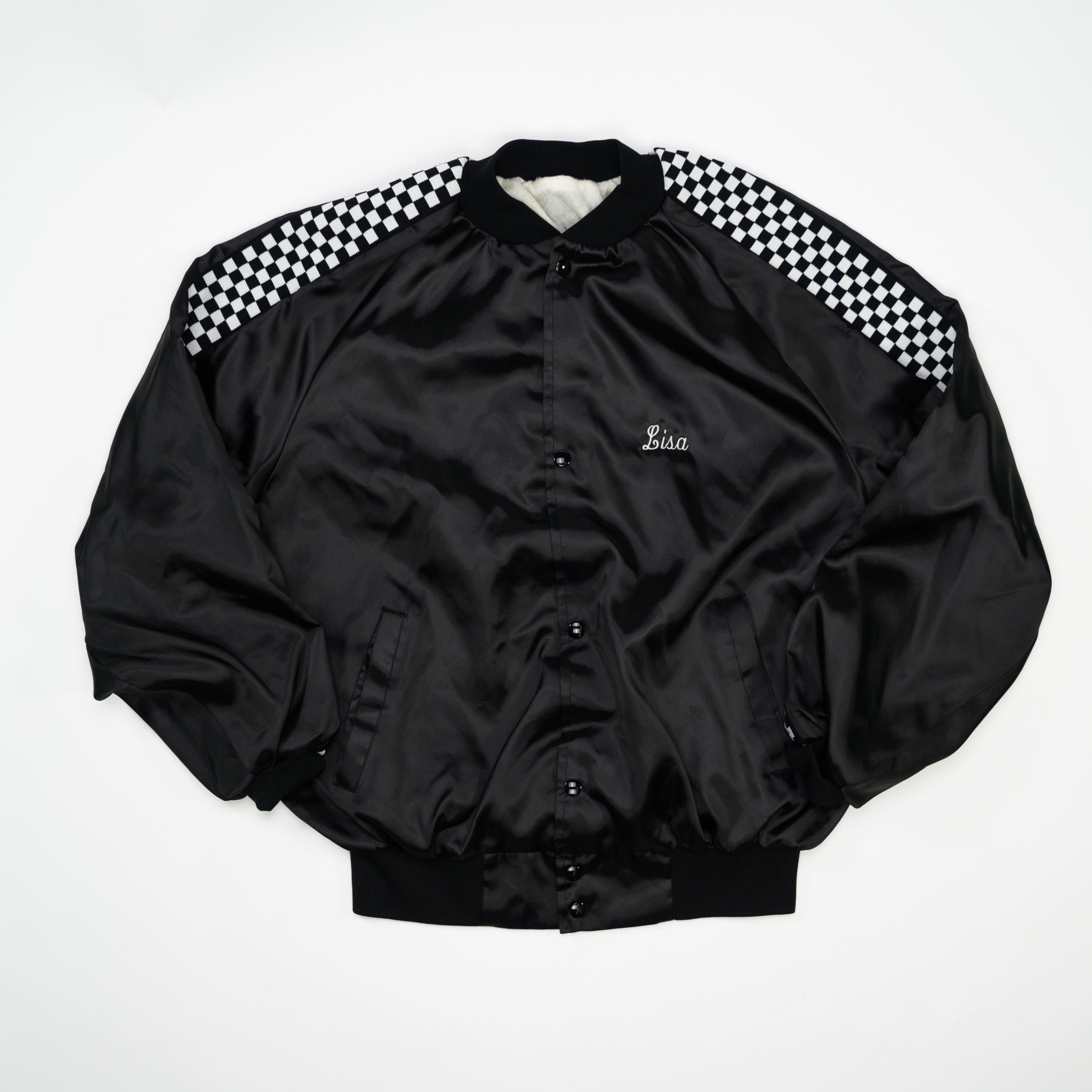 Vintage Sleepy Hollow Motocross Satin Bomber (L)