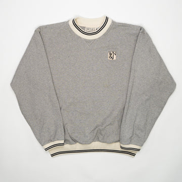 Vintage 90s WN&J Black + Cream Crewneck (M/L) | Rebalance Vintage.