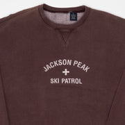 Vintage Washed Maroon Jackson Peak Ski Patrol Crewneck (XL)