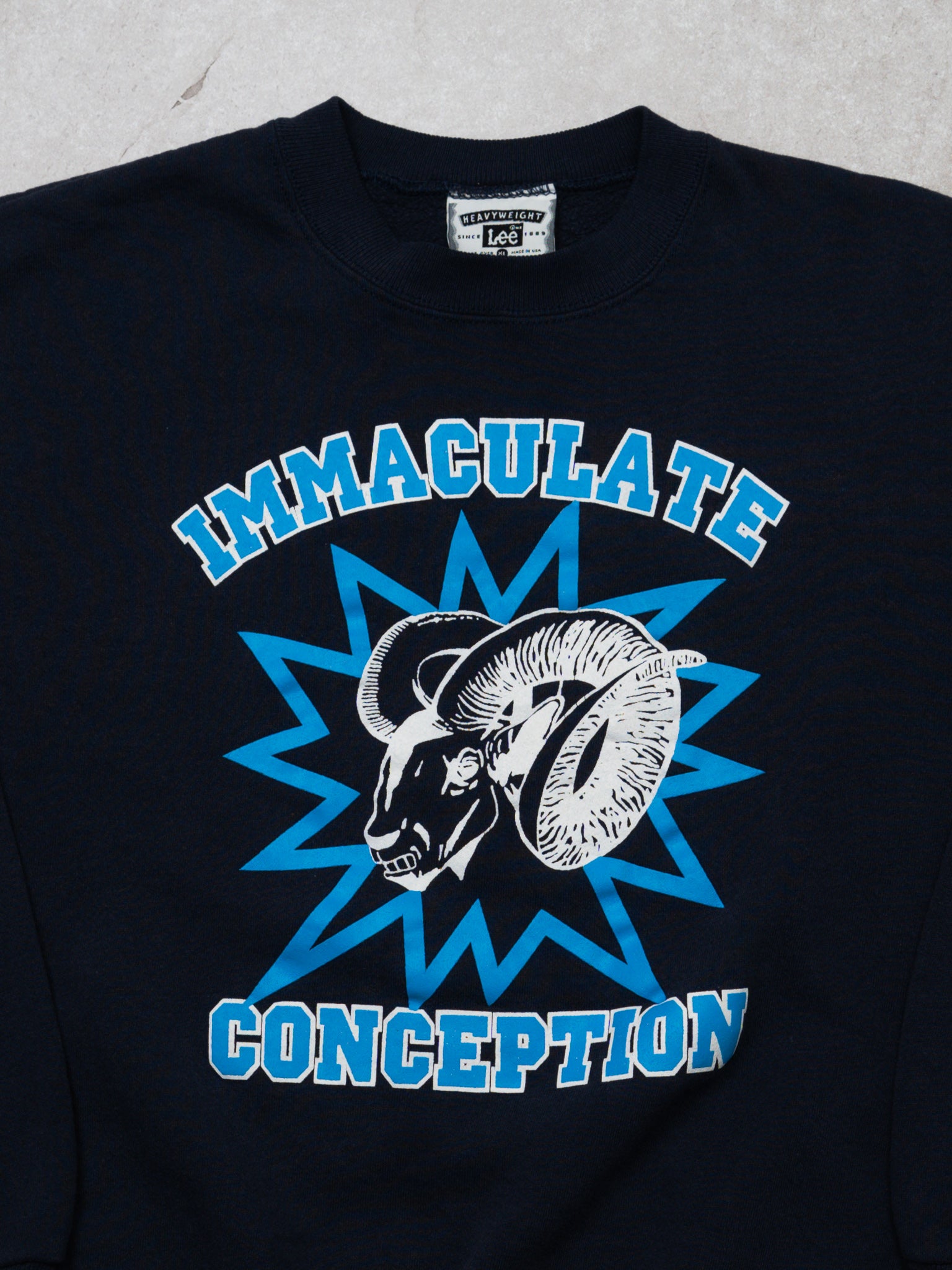Vintage Navy Immaculate Conception Crewneck (M/L)
