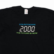 Vintage 90s Black Countdown 2000 The Future Is Here Tee (L)