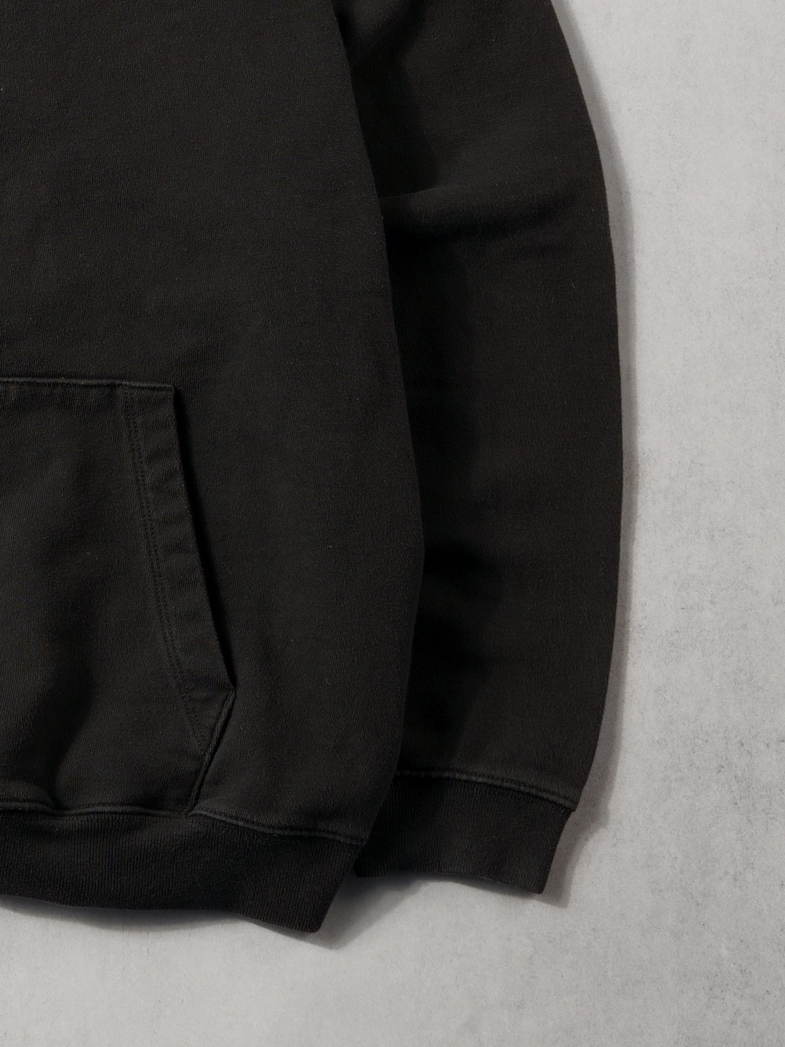 Vintage 90s Washed Black Gap Blank Hoodie (L)