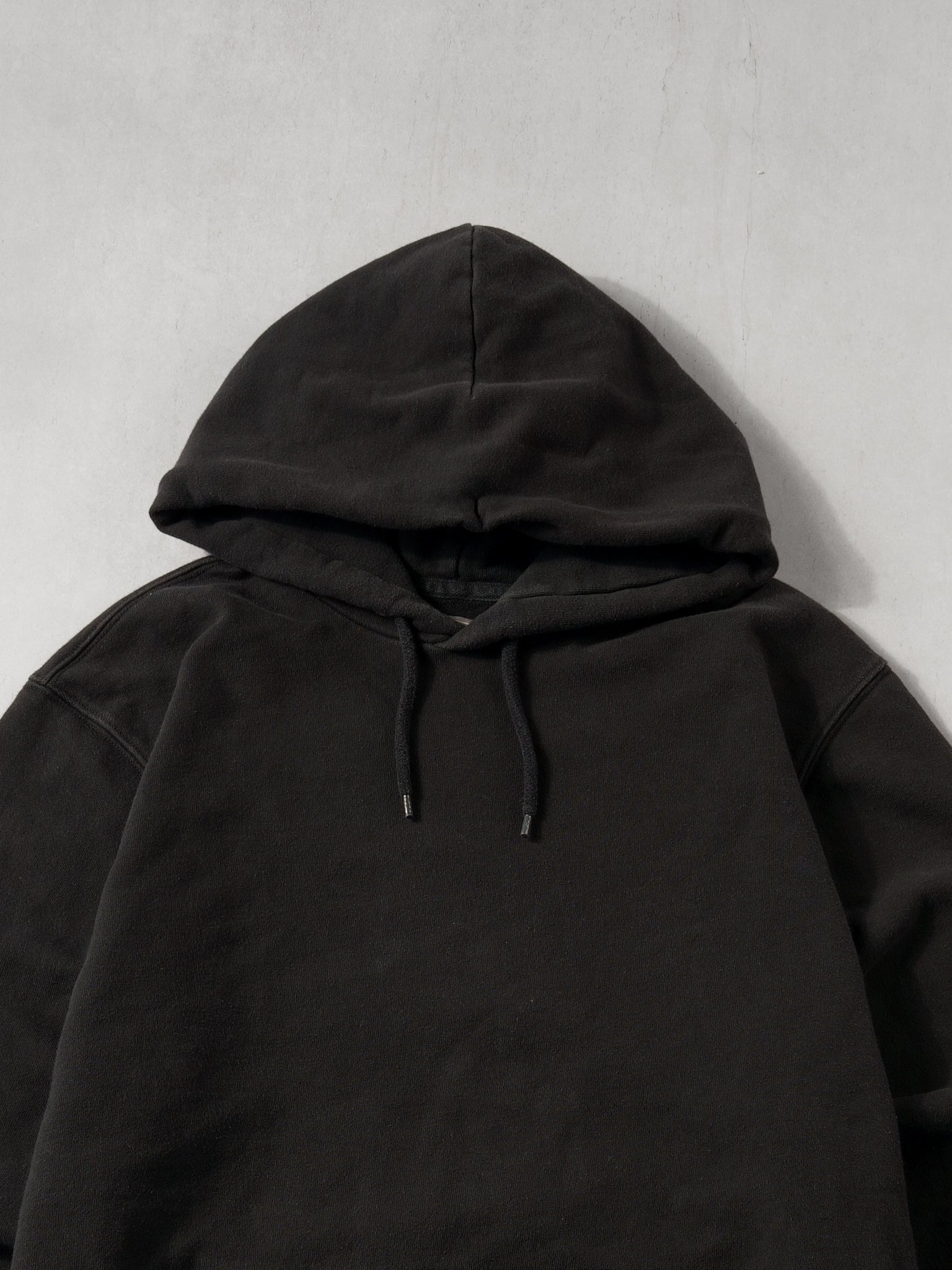 Vintage 90s Washed Black Gap Blank Hoodie (L)