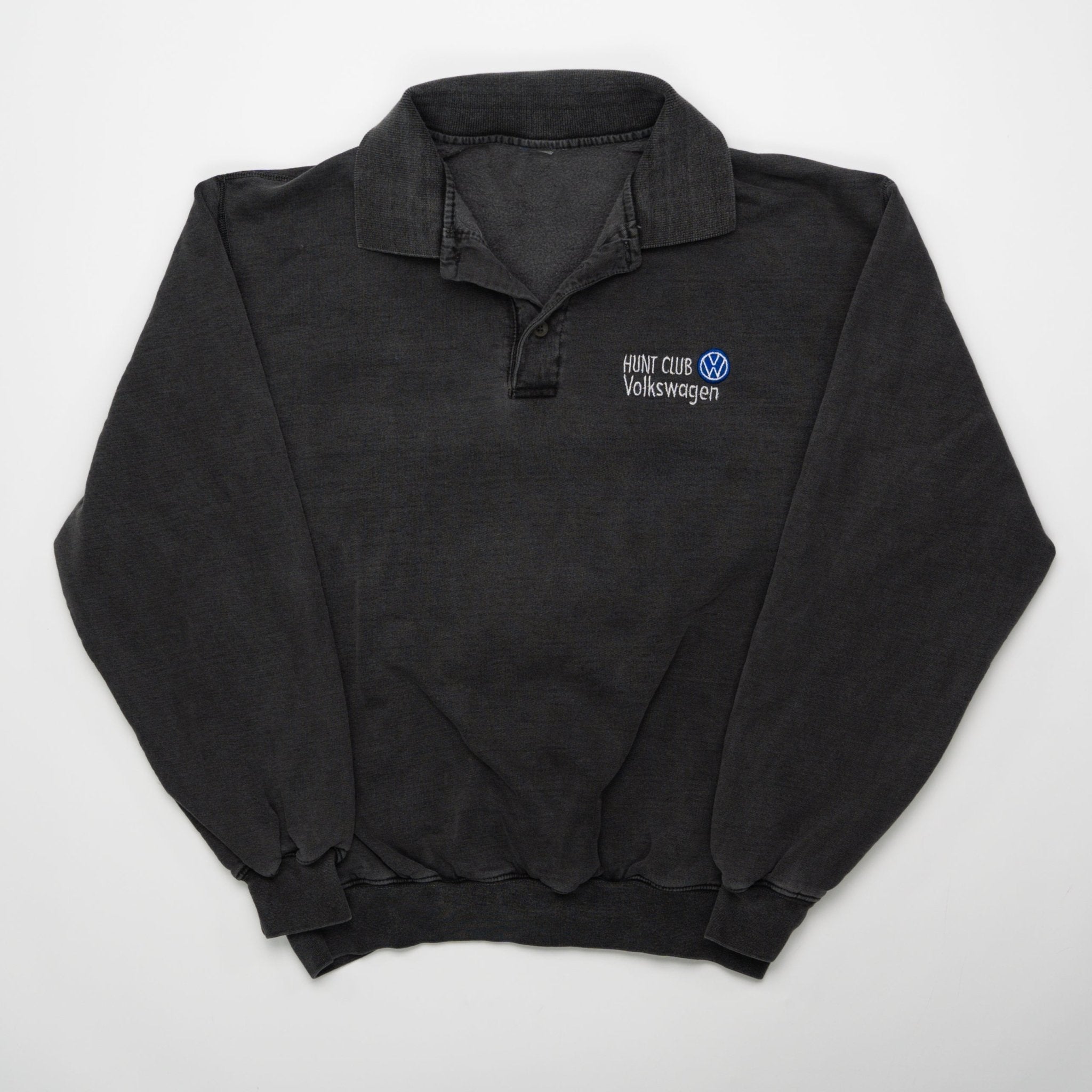 Vintage Volts Wagon Hunt Club 1/4 Button Sweater (L) | Rebalance Vintage.