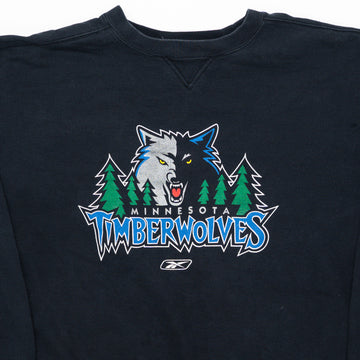 Vintage 90s Minnesota Timberwolves x Reebok Crewneck (XL/XXL) | Rebalance Vintage.