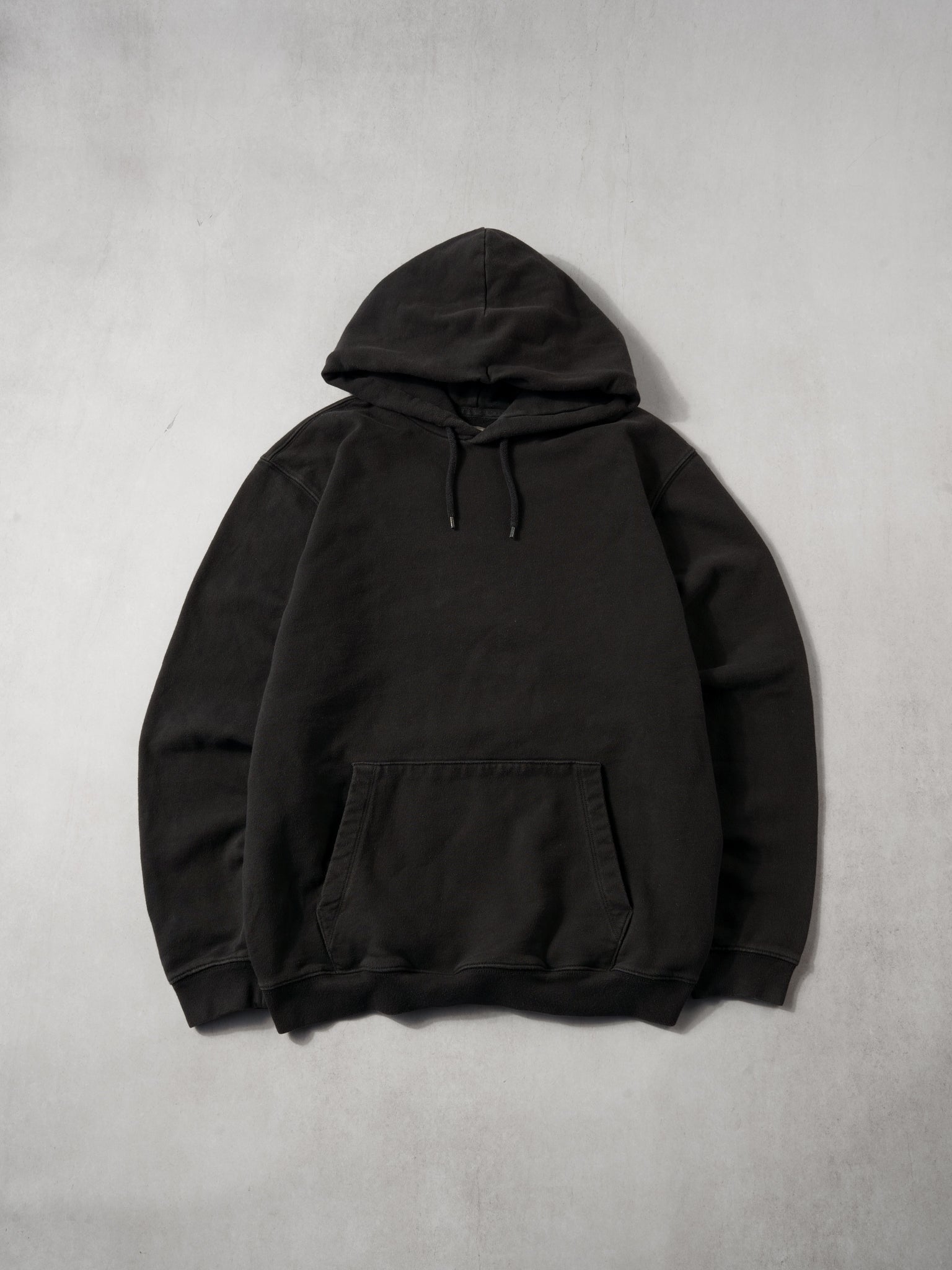 Vintage 90s Washed Black Gap Blank Hoodie (L)