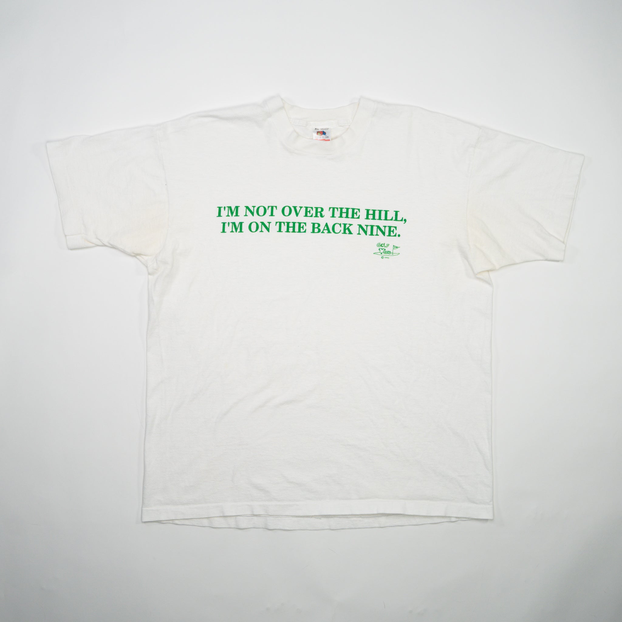 Vintage '90 White Back Nine Golf Tee (L)