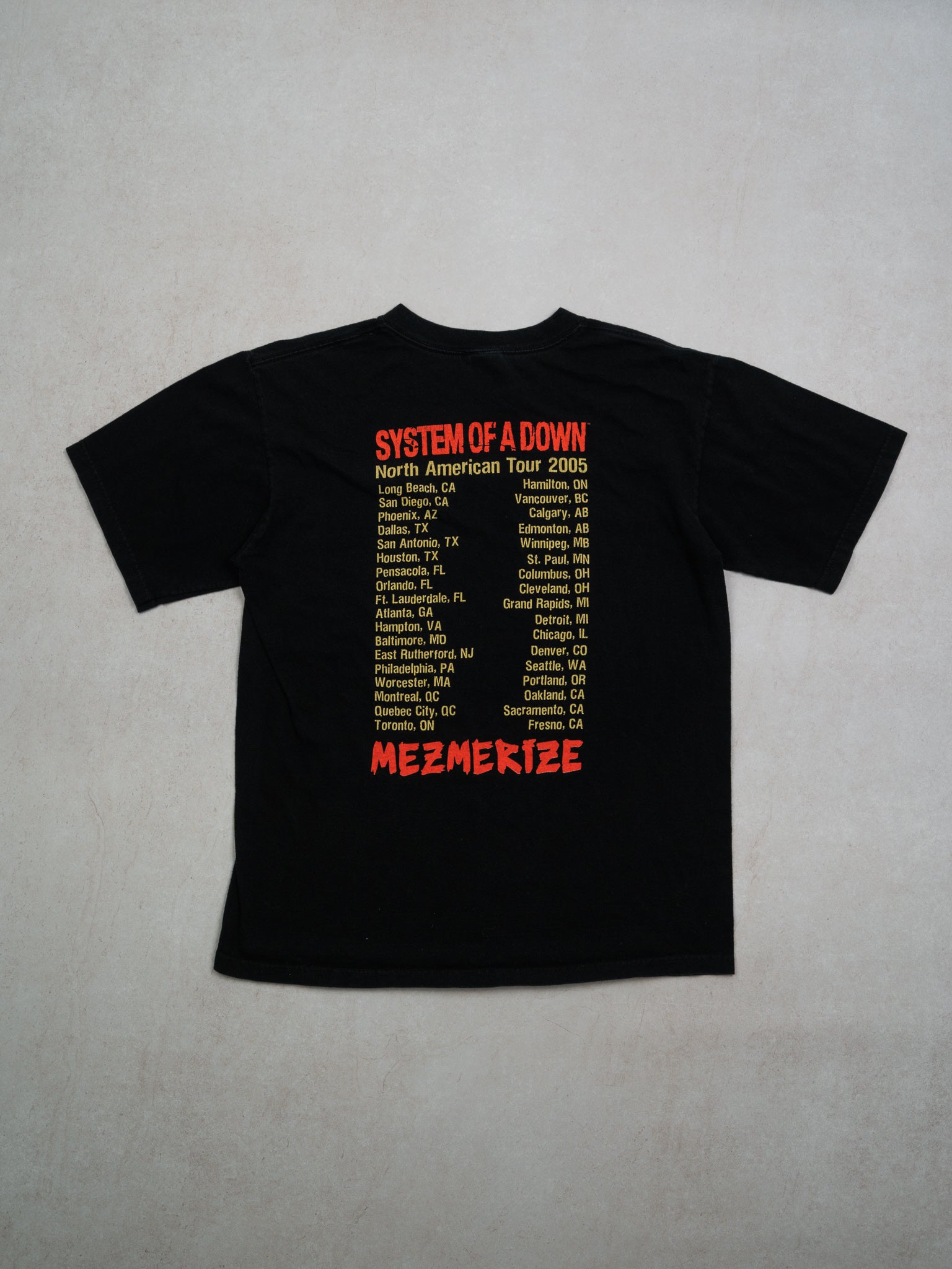 Vintage '05 System of a Down Mezmerize Tour Tee (S/M)