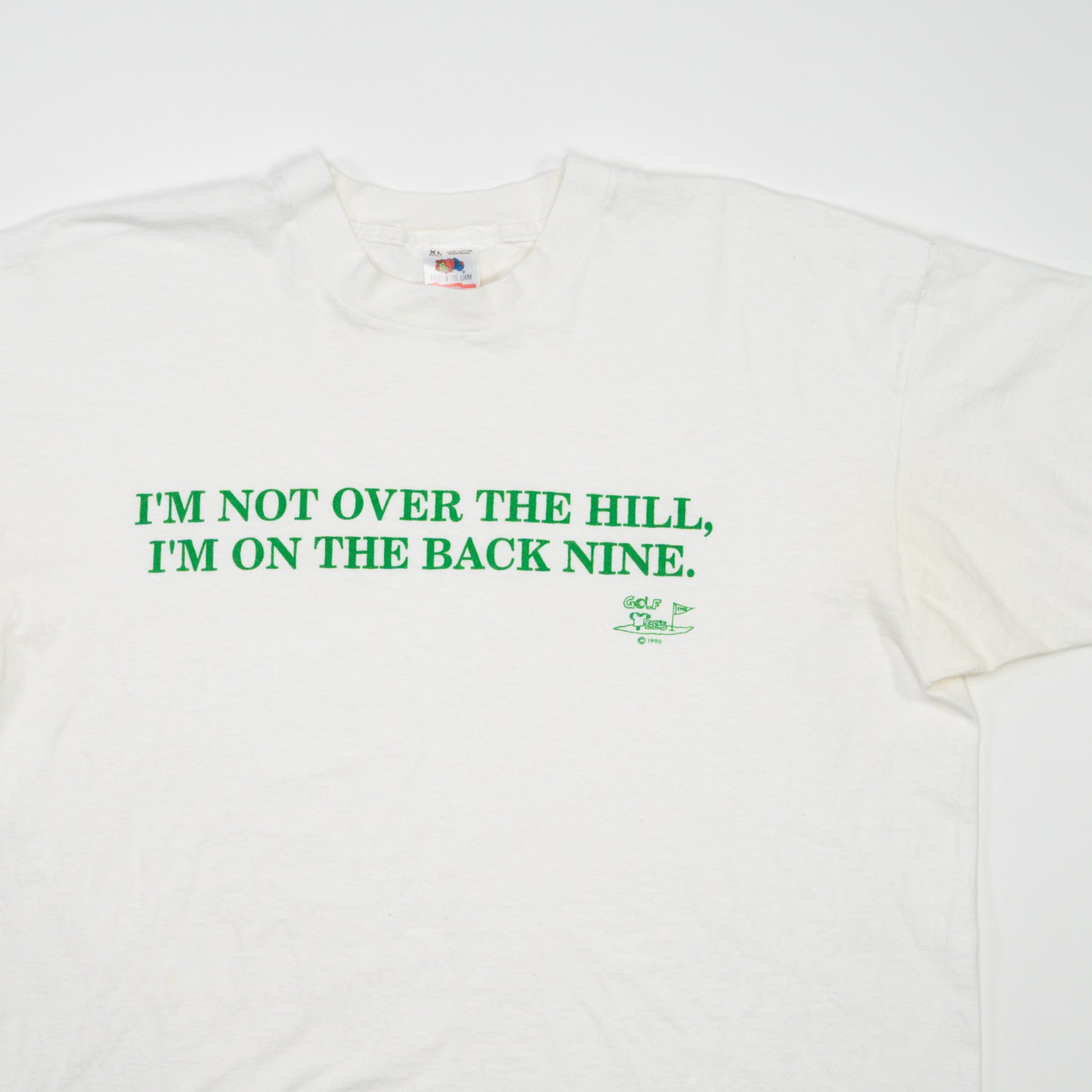 Vintage '90 White Back Nine Golf Tee (L)