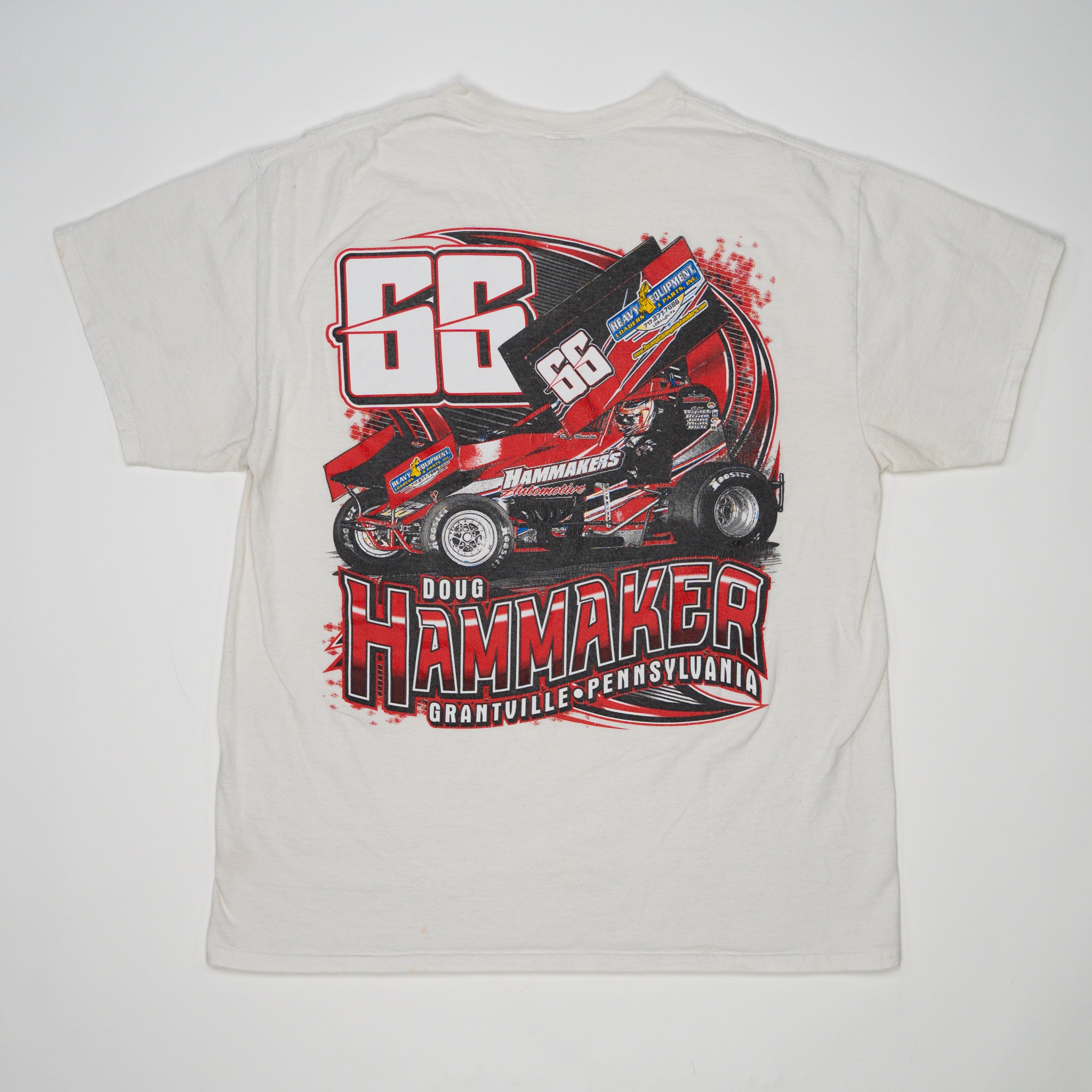 Vintage Doug Hammaker 66 Racing Tee (M) | Rebalance Vintage.