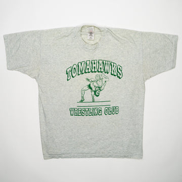 Vintage 90s Tomahawks Wreslting Club Tee (L) | Rebalance Vintage.