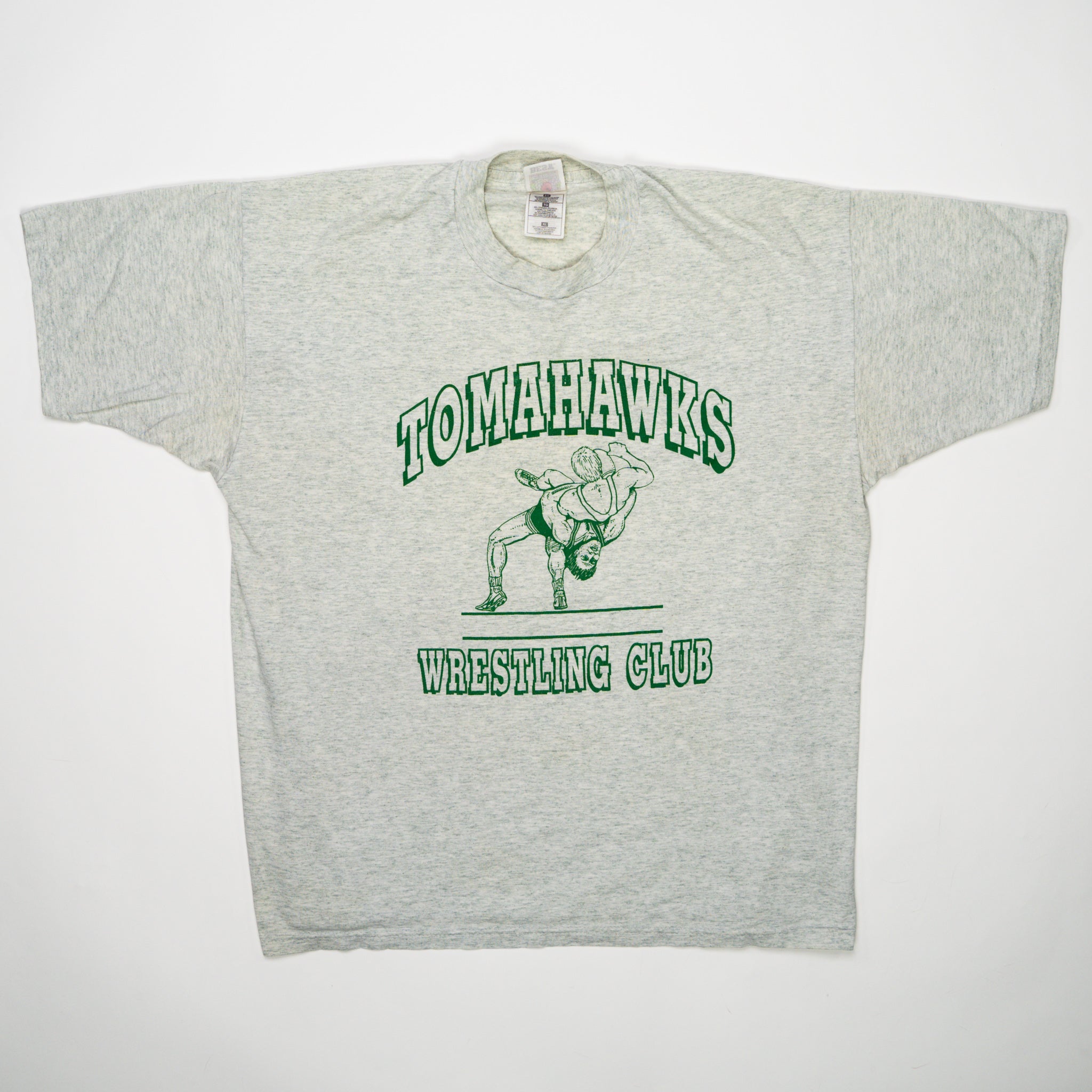 Vintage 90s Tomahawks Wreslting Club Tee (L) | Rebalance Vintage.