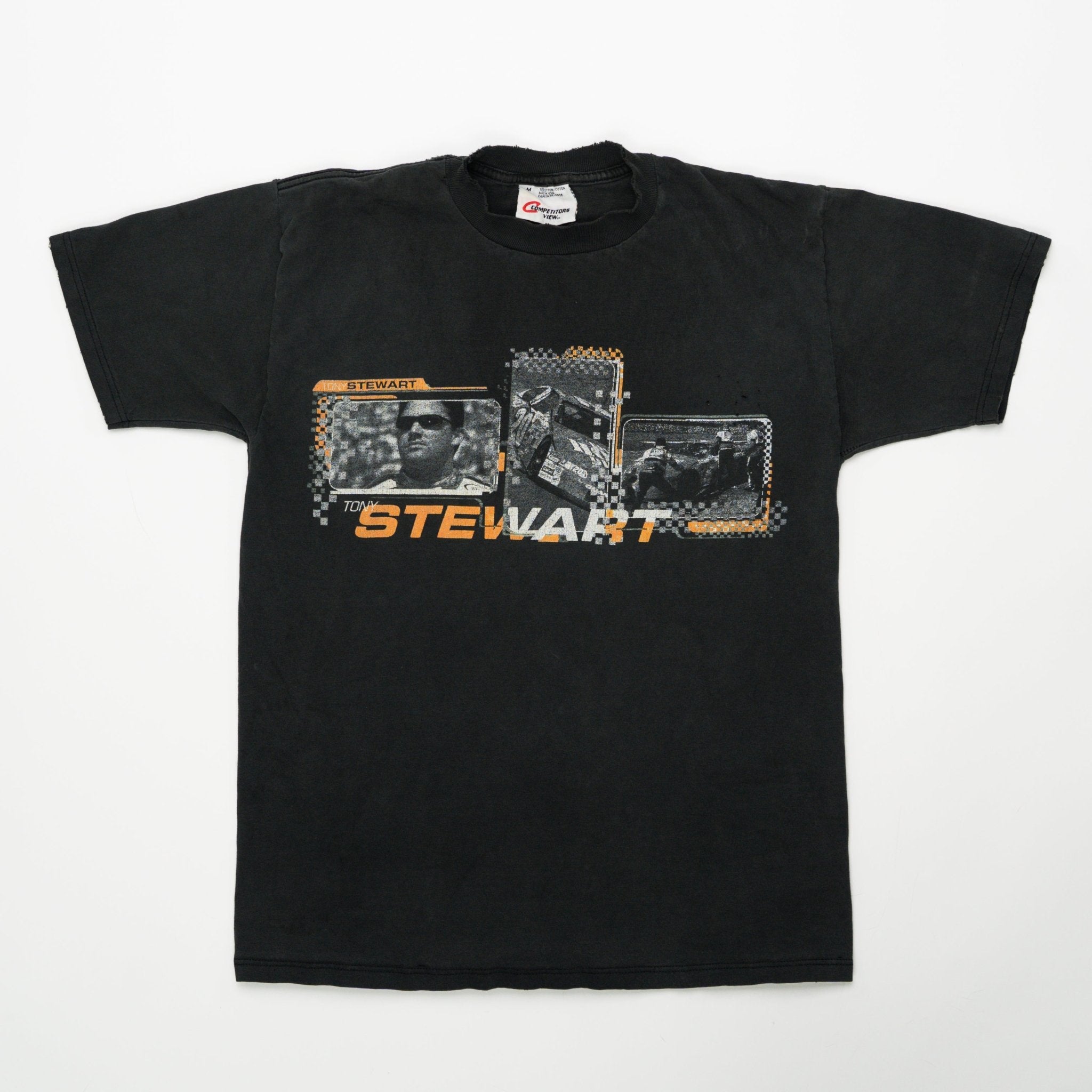 Vintage '01 Rugged Tony Stewart Winston Cup Series NASCAR Tee (M) | Rebalance Vintage.